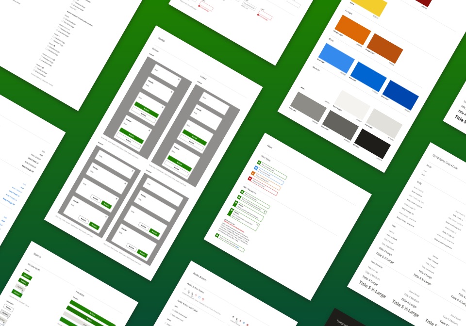 Pages from the UX standards