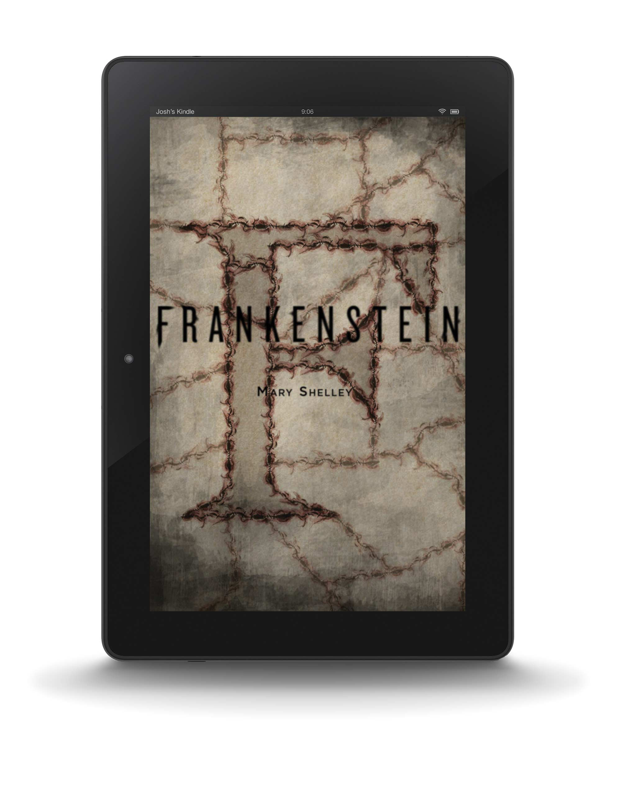 Frankenstein eBook Cover in Color