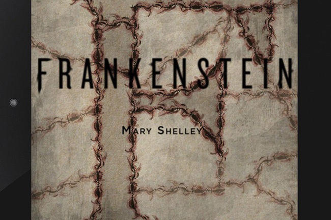 Frankenstein eBook cover detail