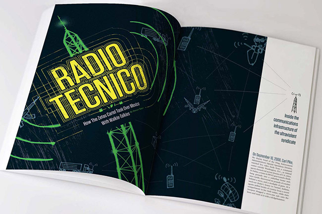 Redio Tecnico opening magazine spread