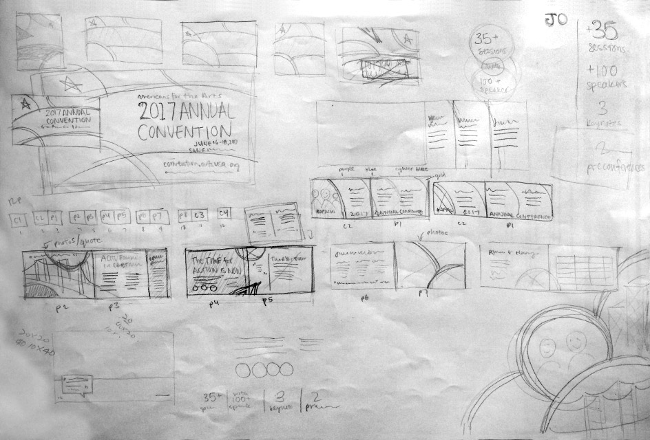 Brochure Sketches