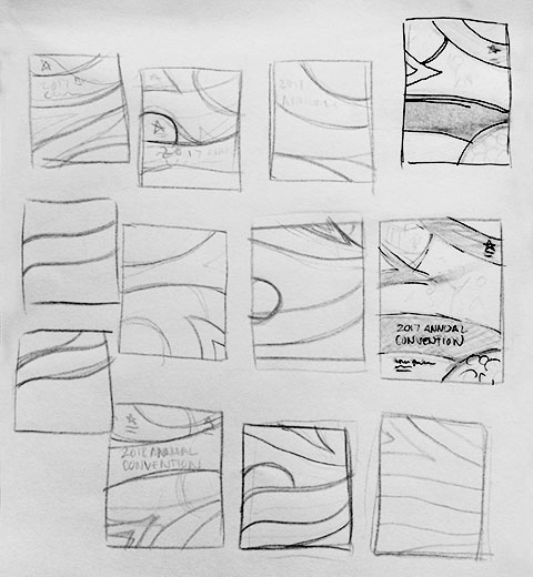 Look and Feel Cover Sketch Exploration