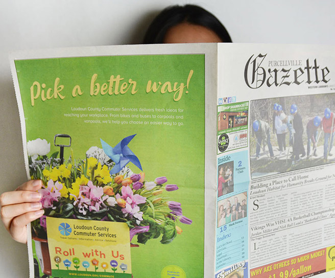Roll with Us Newspaper Ad