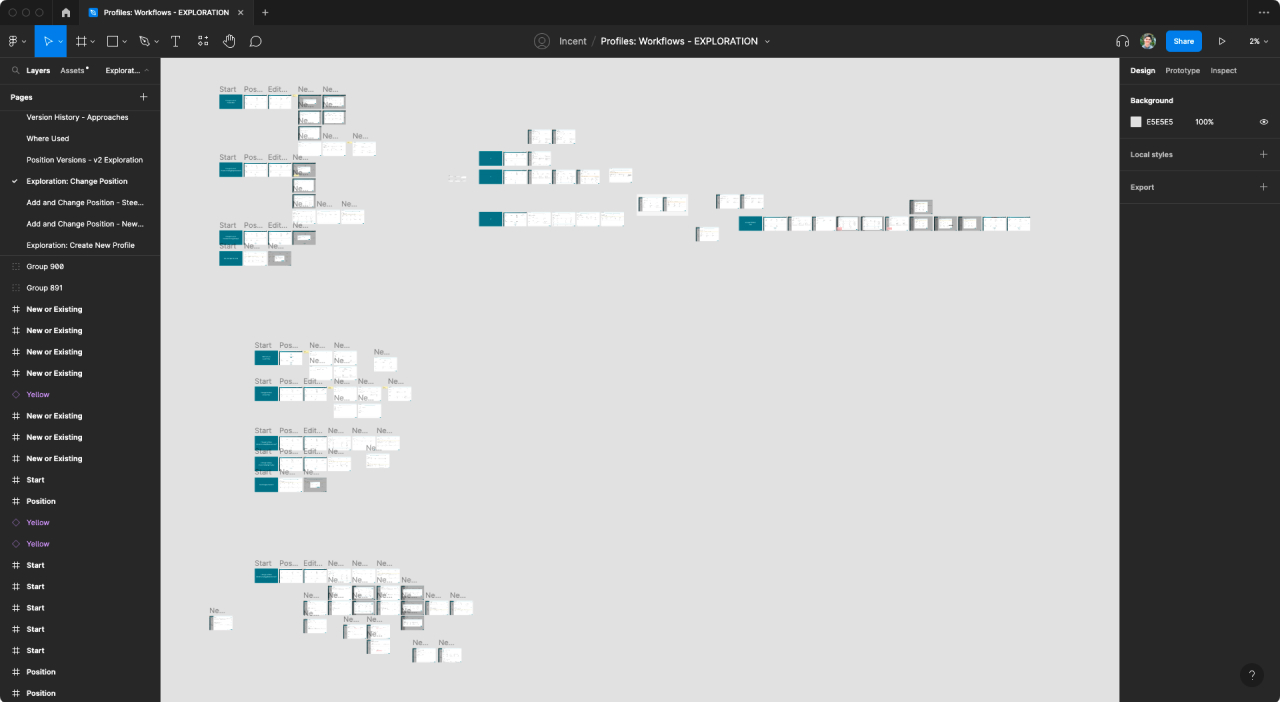 Exploring design ideas